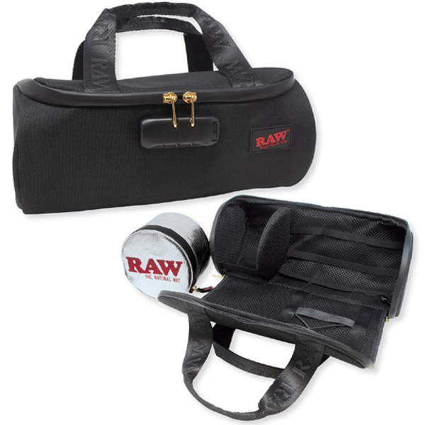 RAW DANK LOCKER MINI DUFFEL BAG WITH REMOVABLE BAG INSIDE