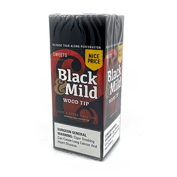 BLACK & MILD 25CT NICE PRICE - SWEET WOOD TIP