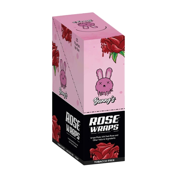 BUNNYS ROSE WRAPS 3CT 25PK