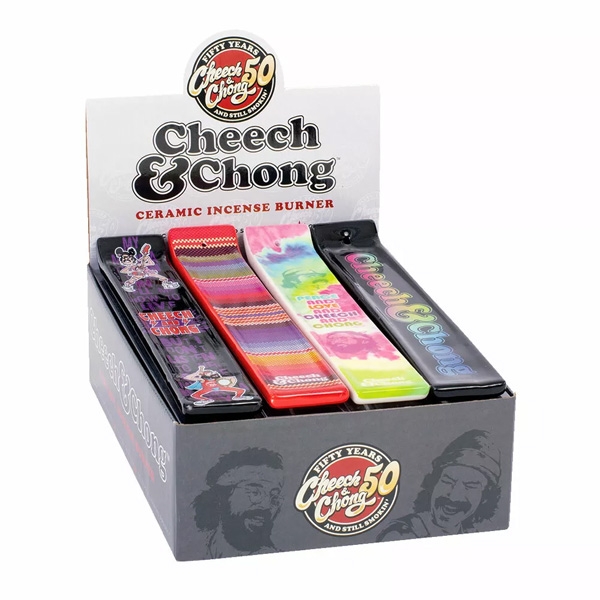 CHEECH & CHONG INCENSE BURNER 12CT CCIB1 - ASSORTED