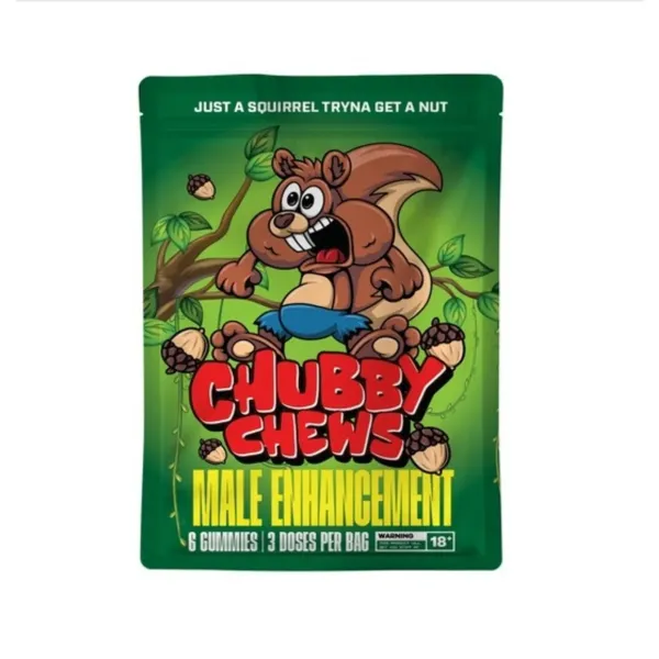 CHUBBY CHEWS MALE ENHANCEMENT GUMMIES 6pc