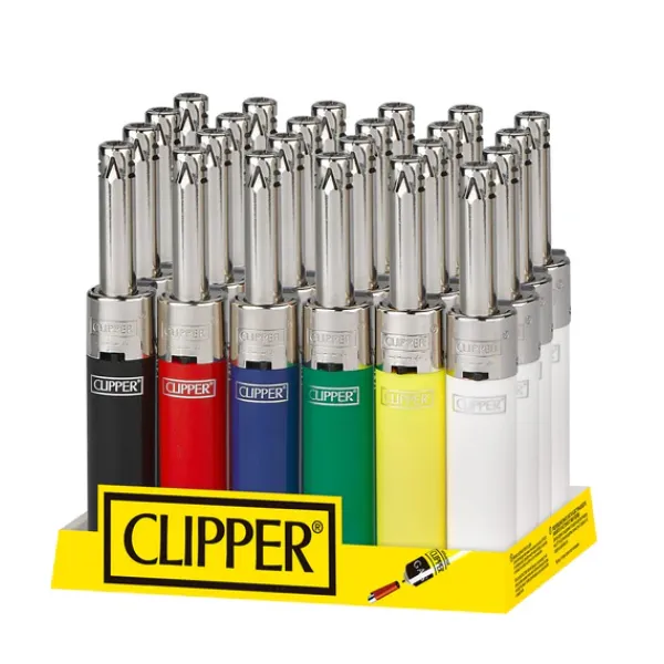 CLIPPER LIGHTER MINI TUBE 24PC SOLID