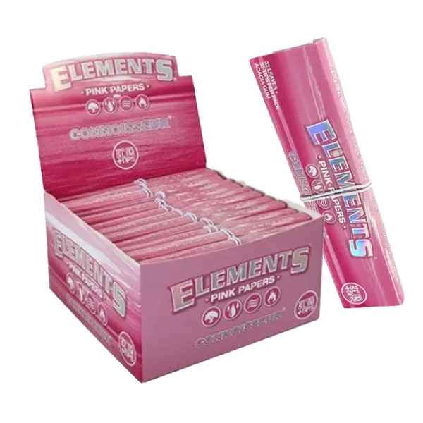 ELEMENTS PINK CONNOISSEUR KING SIZE SLIM