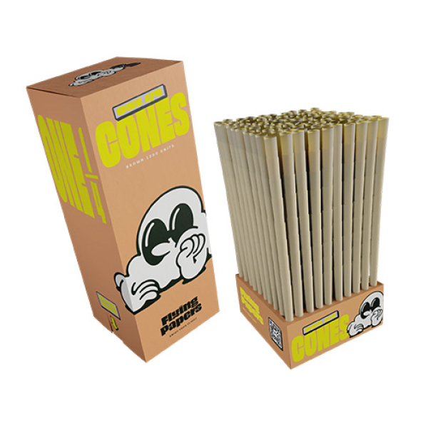 FLYING PAPERS CONES BULK 1200PCS - 1 1/4