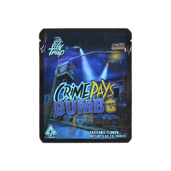 SMOKE PROOF BAGS 100CT - CRIME PAYS GUMBO