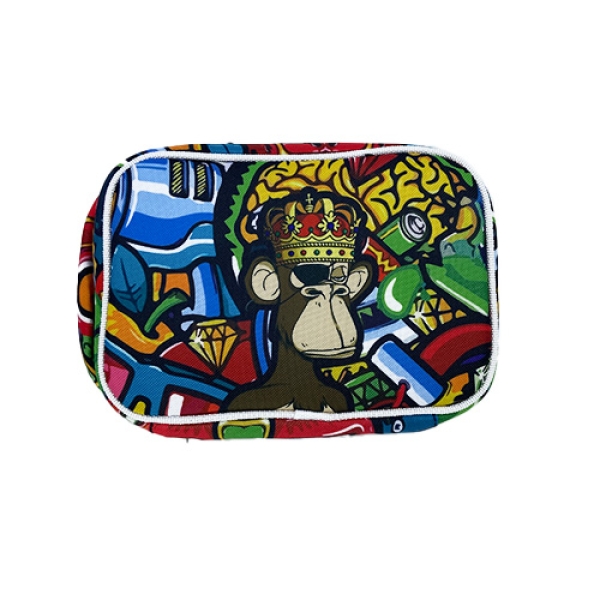 CANVAS BAG WITH LOCK - TRIPPY BORED APE