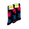 OG TREND SSM12 LEAF PRINT SOCKS 12CT - ASSORTED