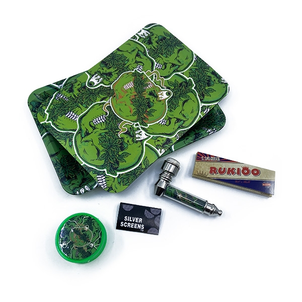 SMOKING SET TRAY 5PCS KIT1000