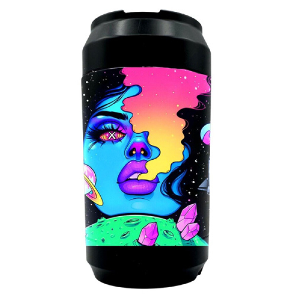 GET LOST 4 IN 1 GALAXY GRINDER JAR - 010 GALAXY BLUE FACE SMOKING