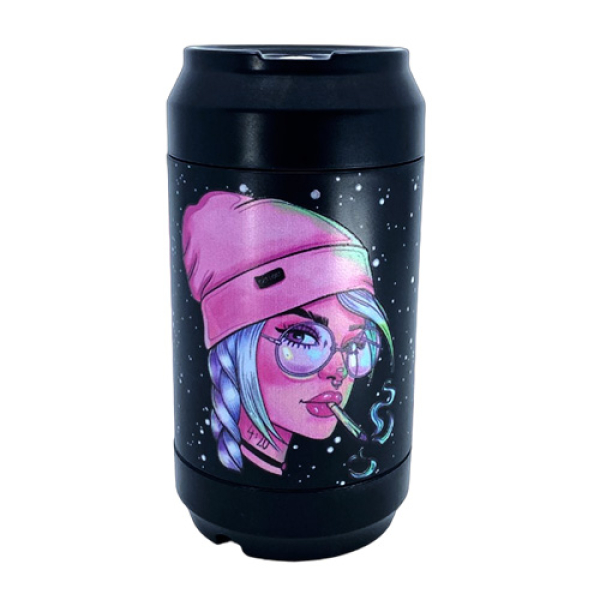 GET LOST 4 IN 1 GALAXY GRINDER JAR - 105 PINKY GIRL SMOKING