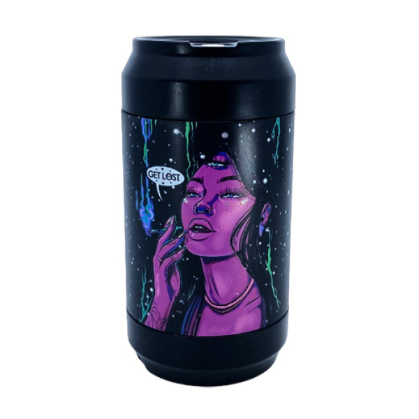 GET LOST 4 IN 1 GALAXY GRINDER JAR - 111 3EYED PURPLE FACE SMOKING