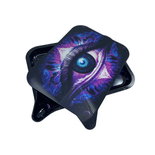 MEDIUM FUNNEL TRAY w/ 3D LID - 009 GALACTIC EYE