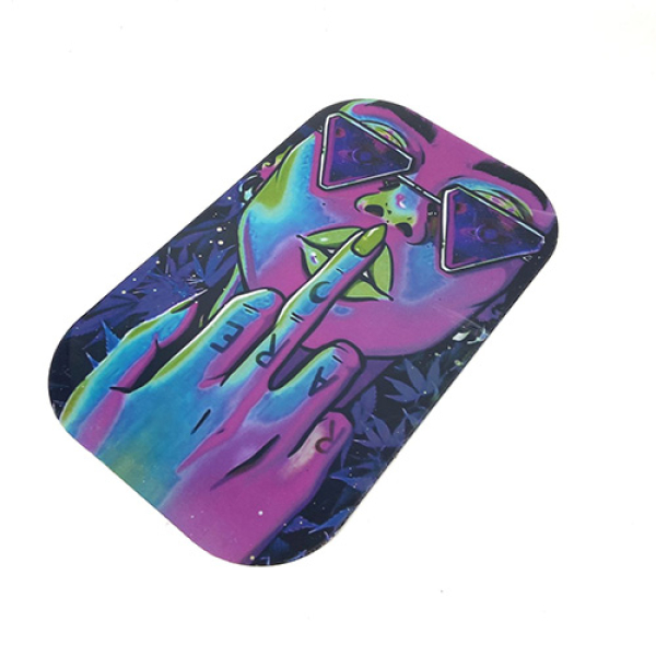 METAL TRAY WITH 3D LID - 07 RARE SHHH FINGER