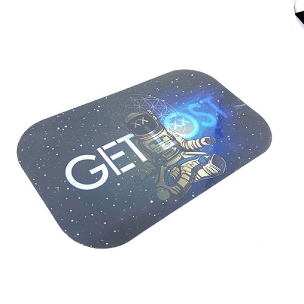 METAL TRAY WITH 3D LID - 11 GET LOST MEDITATING ASTRONAUT