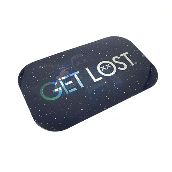 METAL TRAY WITH 3D LID - 42 GET LOST ASTRONAUT SHOOTING HEAD