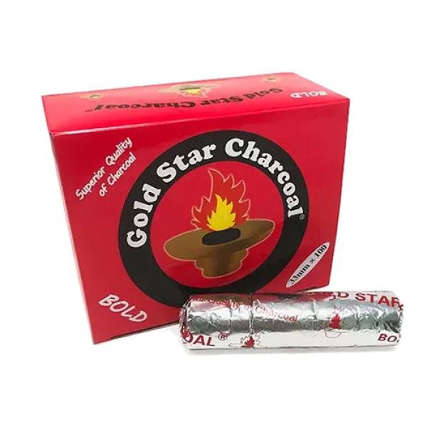 GOLD STAR BOLD CHARCOAL - 33MM