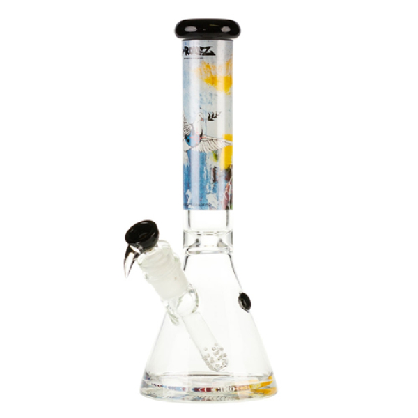 GROLLZ BANKSYS BEAKER BONG BG20110B - BULLETPROOF DOVE