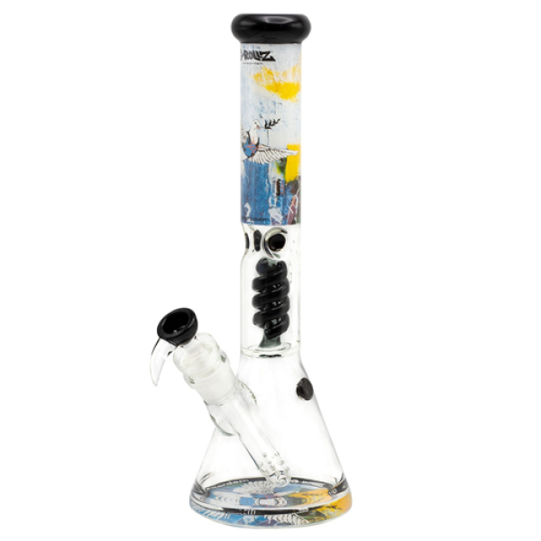 GROLLZ BANKSYS BEAKER BONG BG20111B - BULLETPROOOF DOVE