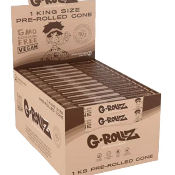 GROLLZ CONES [GR1150A-DIS] UNBLEACHED EXTRA THIN 72PC - KS