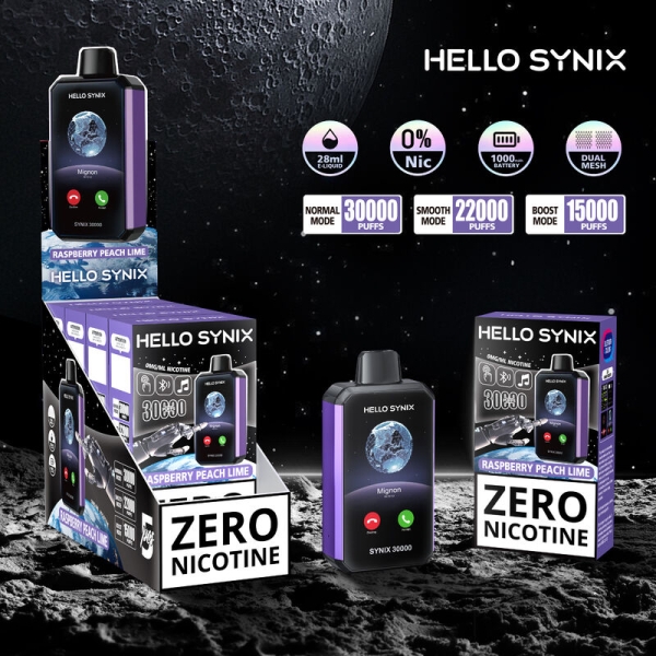 HELLO SYNIX ZERO 30K DISPOSABLE 5PC