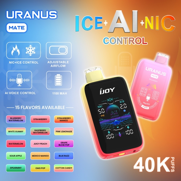 IJOY URANUS MATE 40K DISPOSABLE 5CT