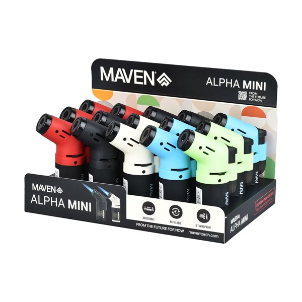 MAVEN ALPHA MINI LIGHTER 98-1175 15CT - ASSORTED