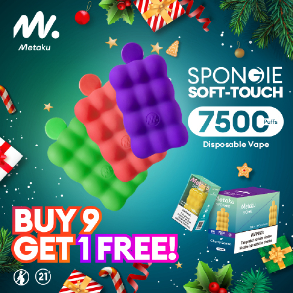 METAKU SPONGIE 7.5K DISPOSABLE 5PC