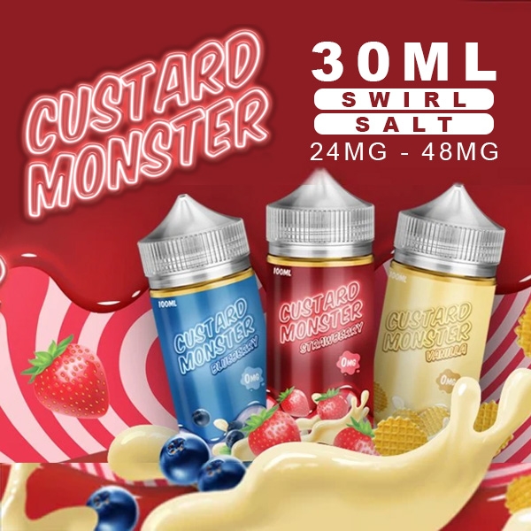 CUSTARD MONSTER SWIRL SALT 30ML