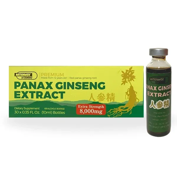 NATIONWIDE KOREAN PANAX GINSENG EXTRACT 8000MG 30CT