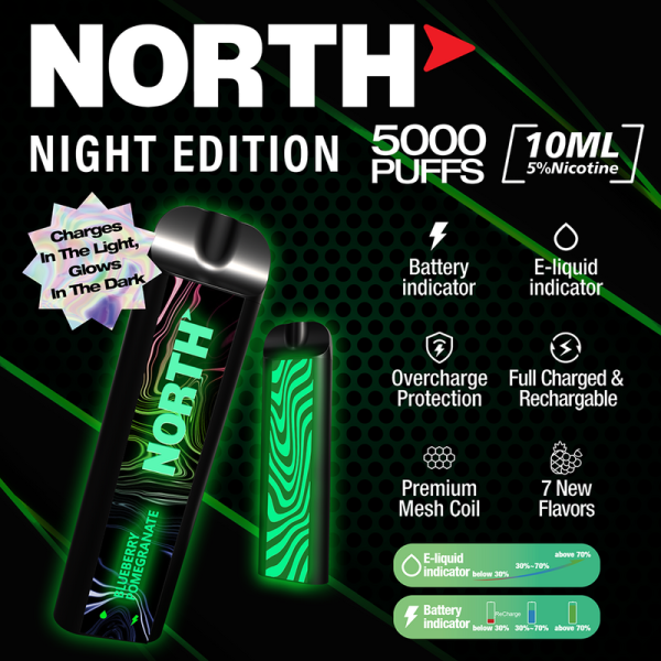 NORTH 5K NIGHT EDITION DISPOSABLE 10PC