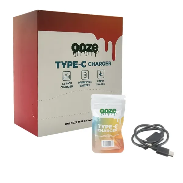 OOZE USB-C CHARGER CABLE 10PC OOZ-1179