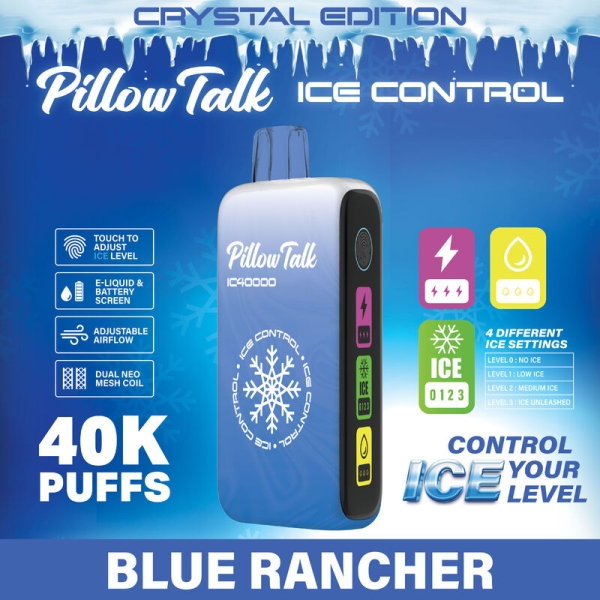 PILLOW TALK ICE CONTROL 40K DISPOSABLE CRYSTAL EDITION 5PC 