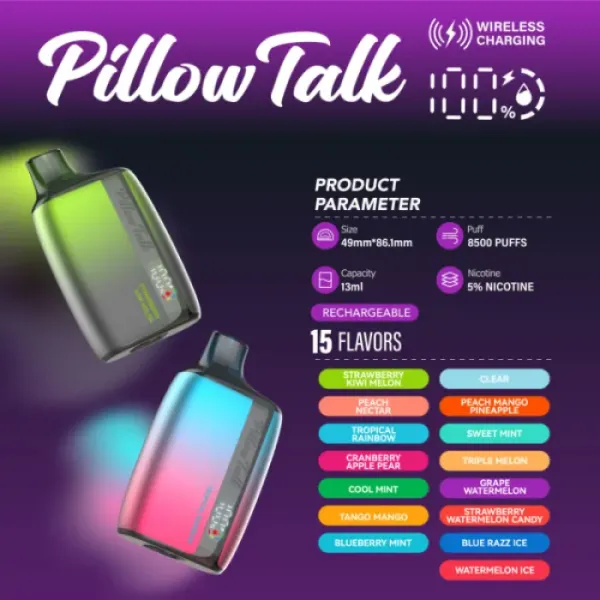 PILLOW TALK 8.5K DISPOSABLE 10PC