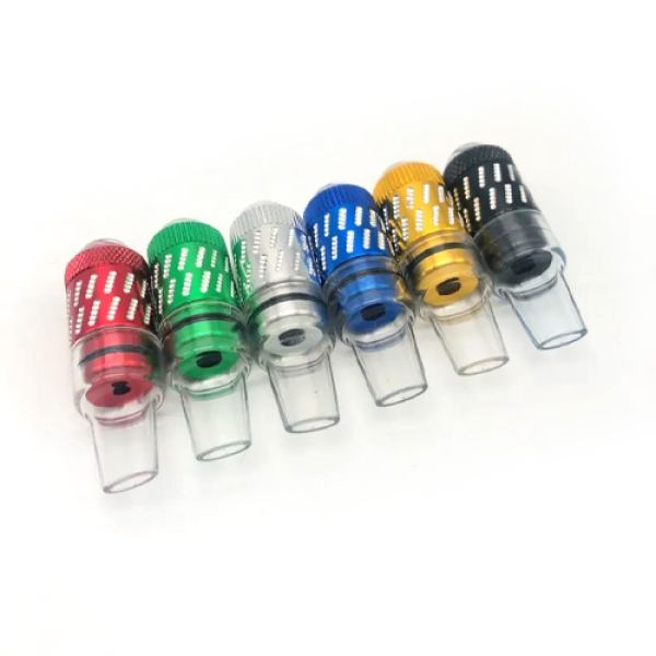 METAL PIPE BULLET SKEAK A TOKE 30CT - ASSORTED COLORS PAT22011