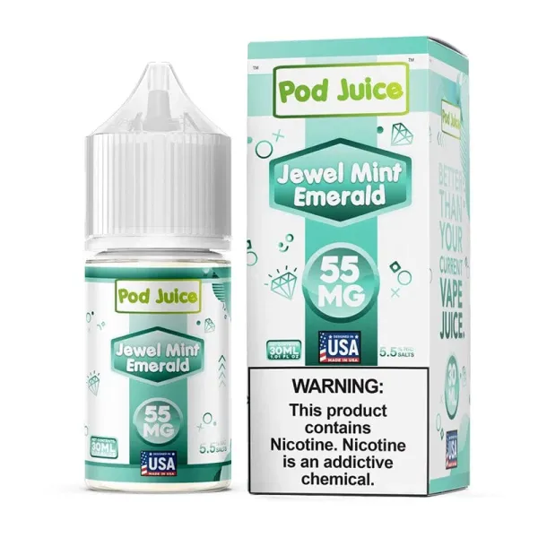 POD JUICE TFN SALT 30ML JEWEL MINT EMERALD