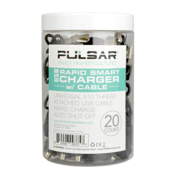 PULSAR 510 THREAD SMART CHARGER w/ CABLE EC576 20CT