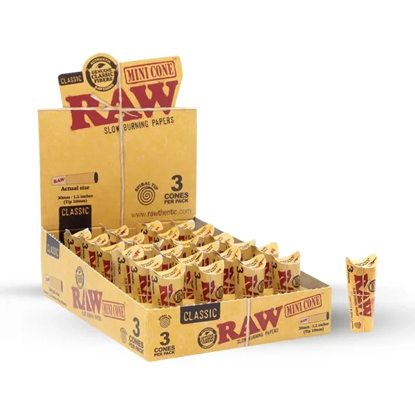 RAW CLASSIC CONE 24/3PK - MINI