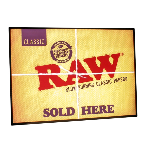 RAW PROMO BACKLIGHT SIGN