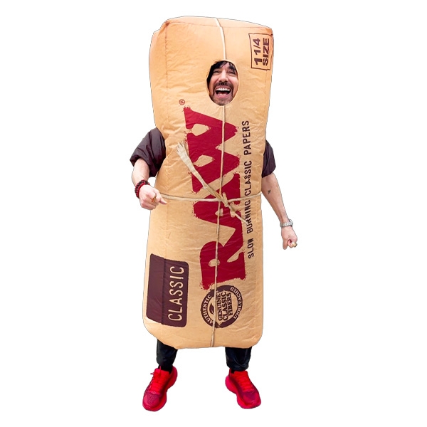 RAW PROMO PAPER PACK INFLATABLE COSTUME