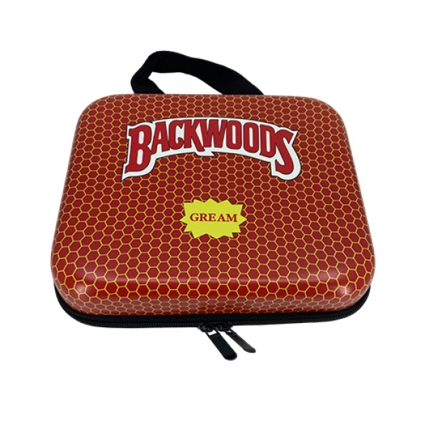 SMOKING SET BAG 5PC - BACKWOODS HONEYCOMB RED