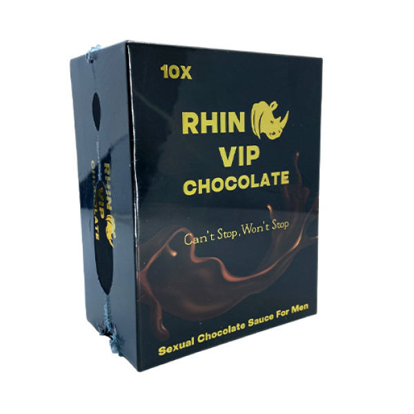 RHINO VIP CHOCOLATE MALE ENHANCEMENT 12CT SACHETS