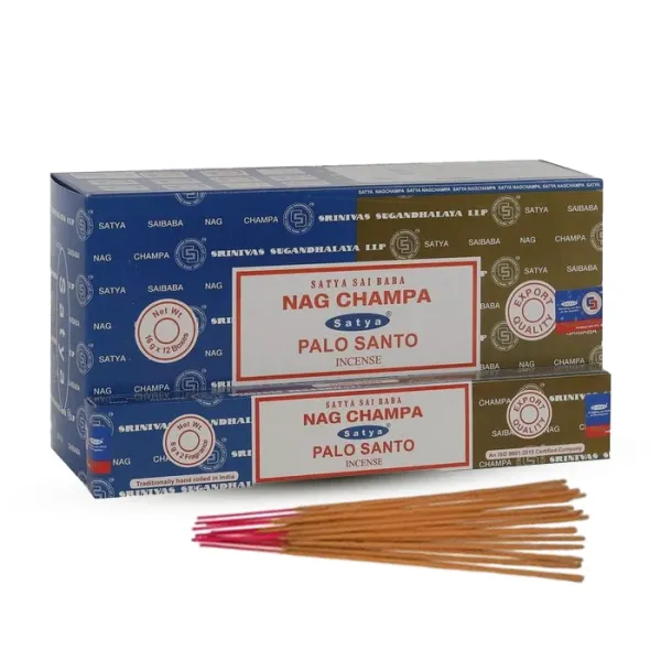 SATYA NAG CHAMPA INCENSE STICKS 16g 12CT