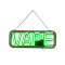 SHOP SIGN NEON W/ REMOTE CONTROL 24"x8.7" - VAPE