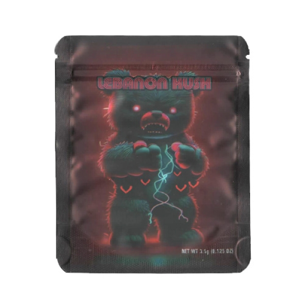 SMOKE PROOF BAGS 100CT - CRAZY BEAR