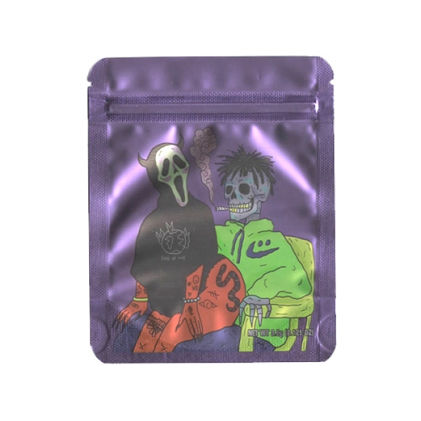 SMOKE PROOF BAGS 100CT - DEVILS MASK