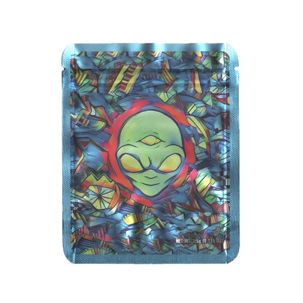 SMOKE PROOF BAGS 100CT - FUNKY ALIEN