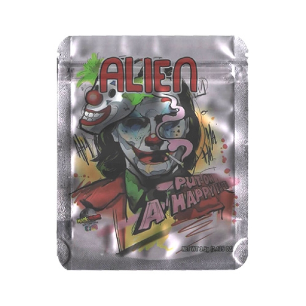 SMOKE PROOF BAGS 100CT - CLOWN JOKER