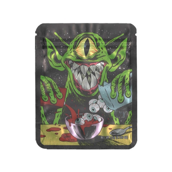 SMOKE PROOF BAGS 100CT - ALIEN CEREAL