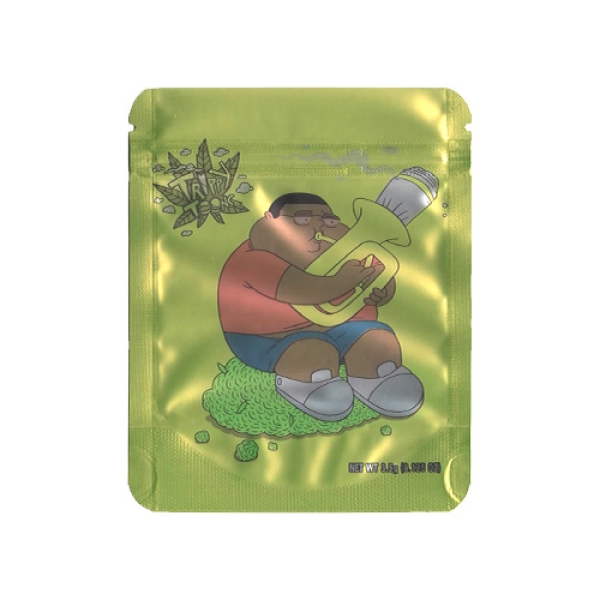 SMOKE PROOF BAGS 100CT - CLEVELAND BROWN JR BLUNT