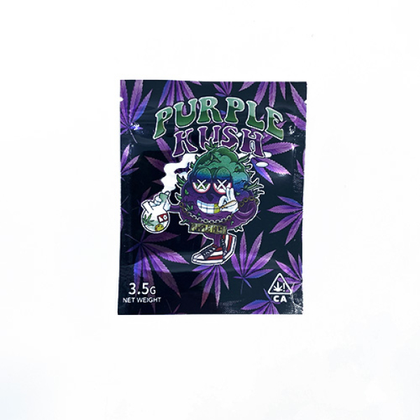 SMOKE PROOF BAGS 50CT - 217 PURPLE KUSH